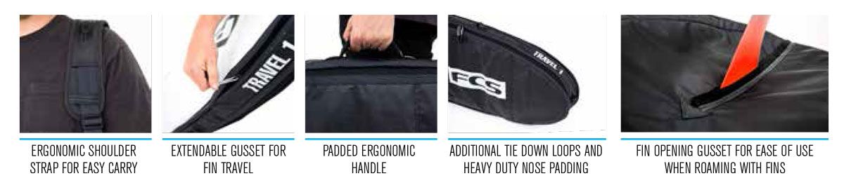 FCS Longboard Travel 1 Board Bag