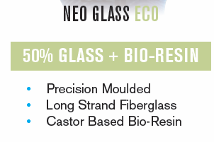FCS II Performer Neo Glass Pacific Quad Rear Fins-Meduim