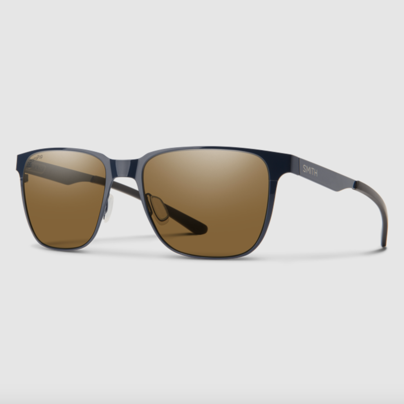Smith Lowdown Metal Blue ChromaPop Brown Polarized  Sunglasses