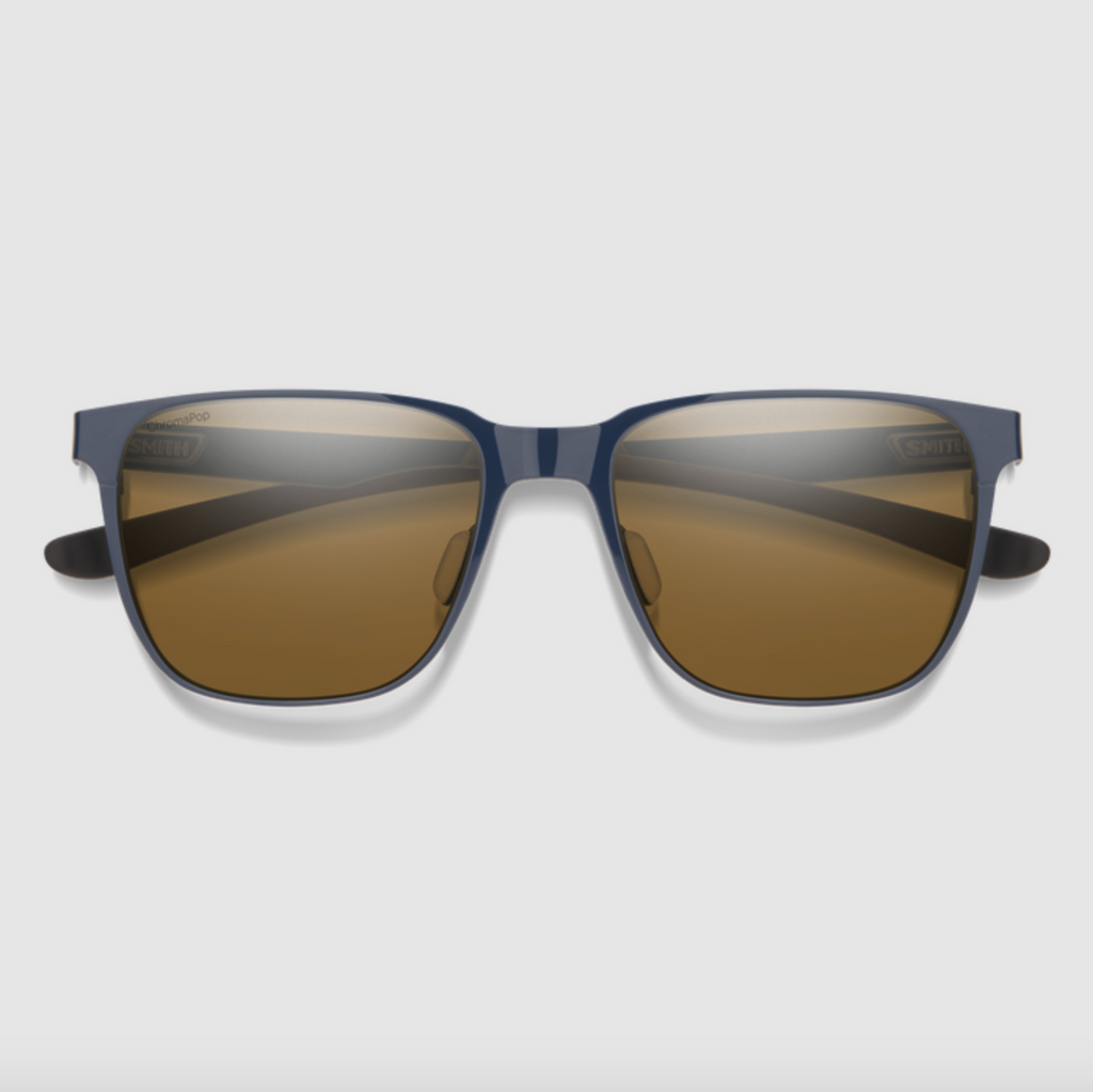 Smith Lowdown Metal Blue ChromaPop Brown Polarized  Sunglasses