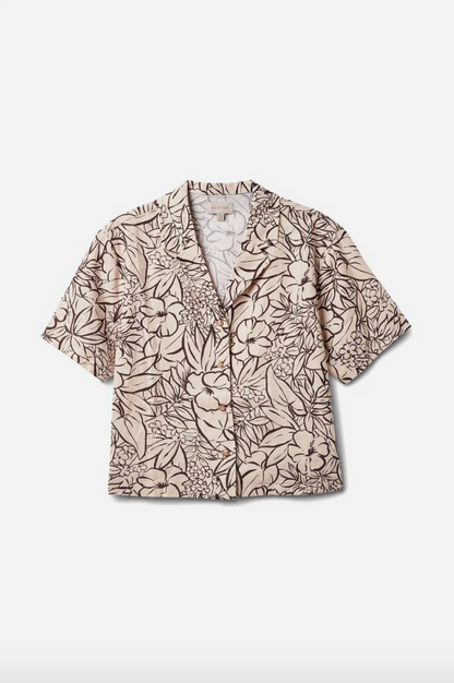Brixton Womens Indo Linen S/S Button Up