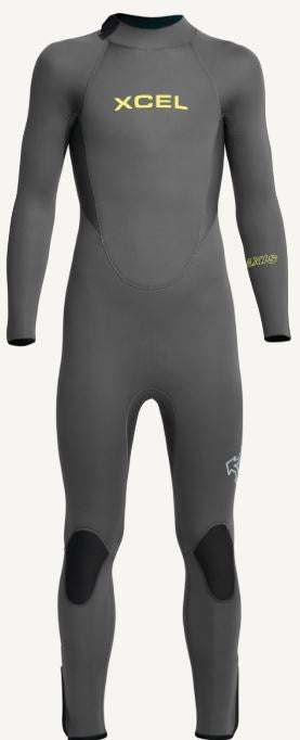 Xcel Youth Axis Back Zip 4/3 Fullsuit