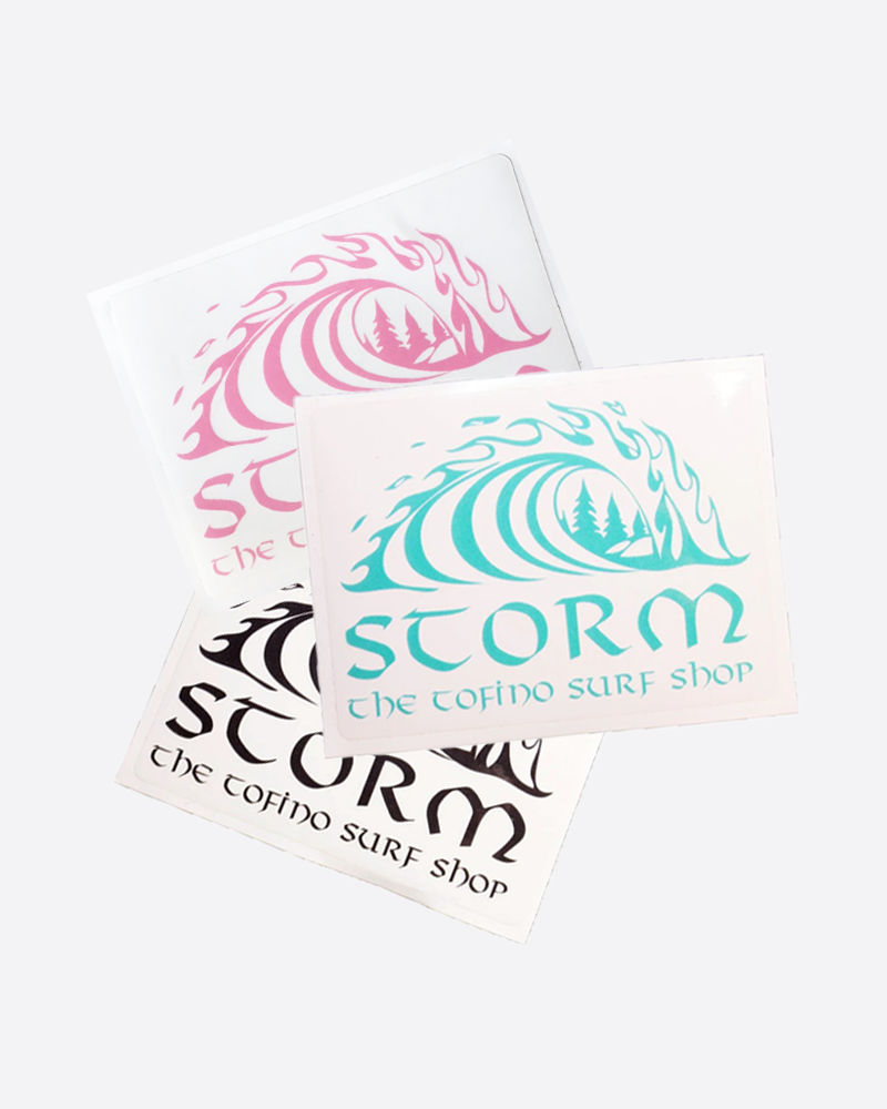 Storm Classic Wave Sticker Small