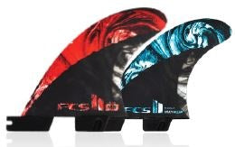 FCS II MB PC Carbon Blue Tri-Quad Fins