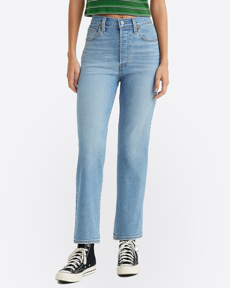 Levi's Womens Ribcage Straight Ankle - Center Lane