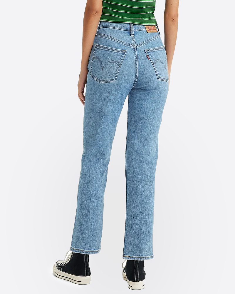 Levi's Womens Ribcage Straight Ankle - Center Lane