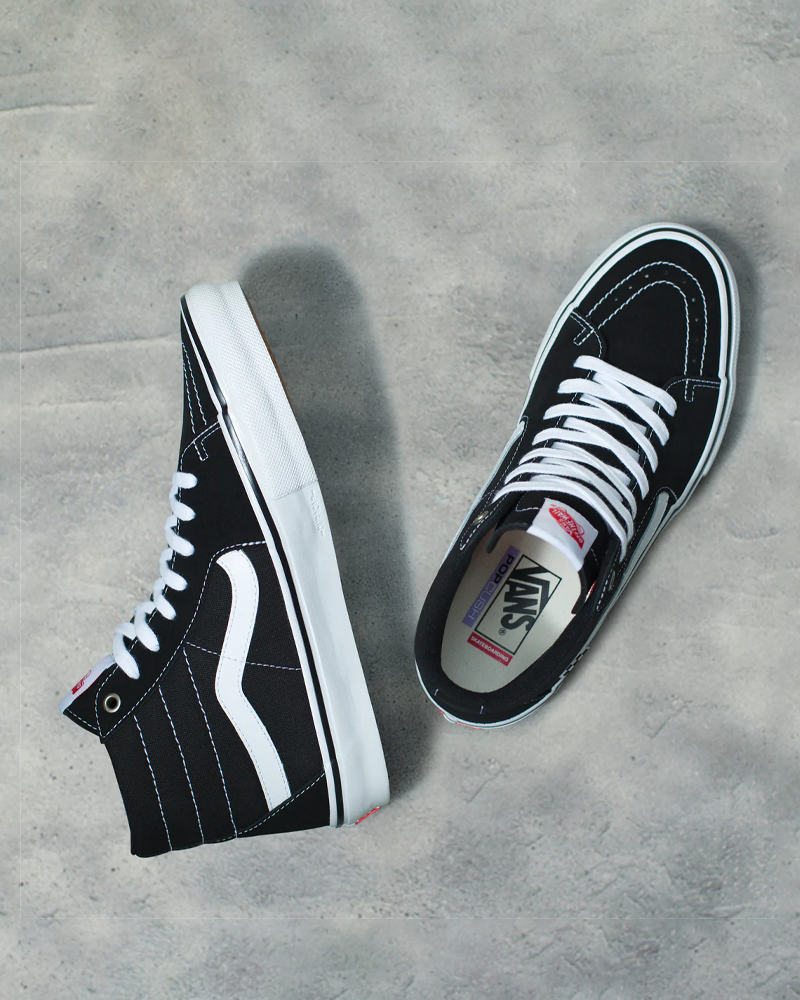 Vans Skate Sk8 Hi-Black/White