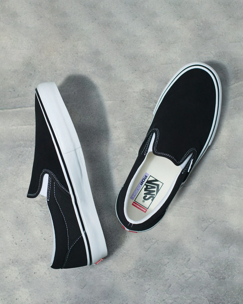 Vans Skate Slip On - Black/ White